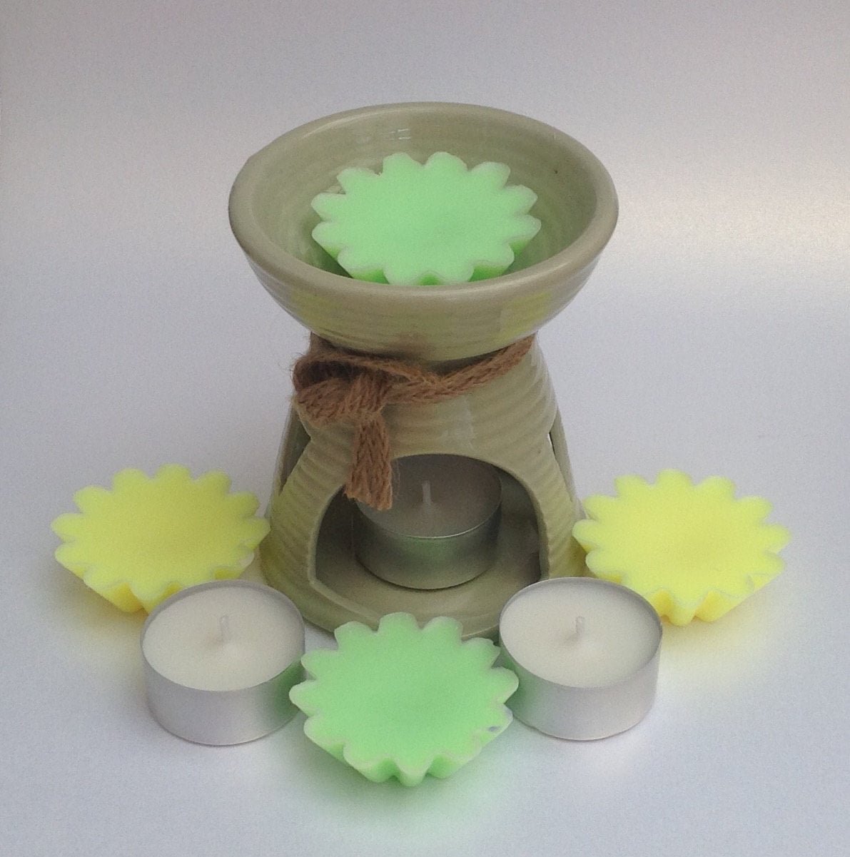 Oil Burner Wax Tart Burner With Wax Tarts And Tea Lights 4483