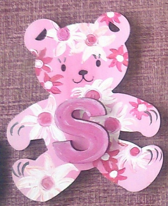 flower bear pink