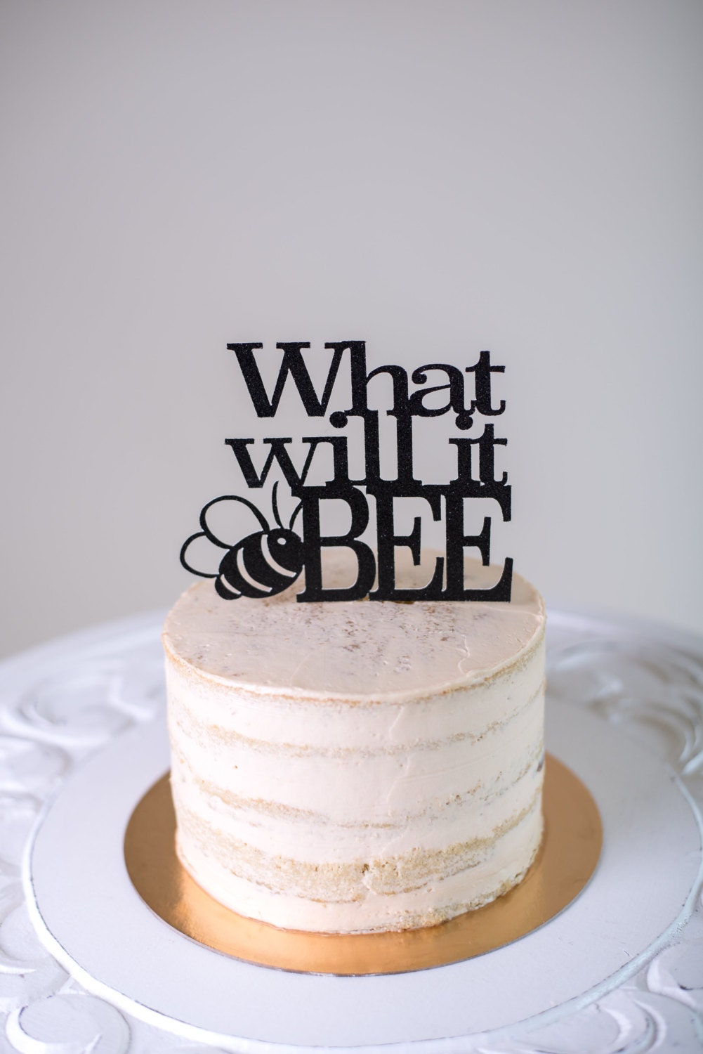 What Will It 'Bee' Gender Reveal Cake Topper Baby
