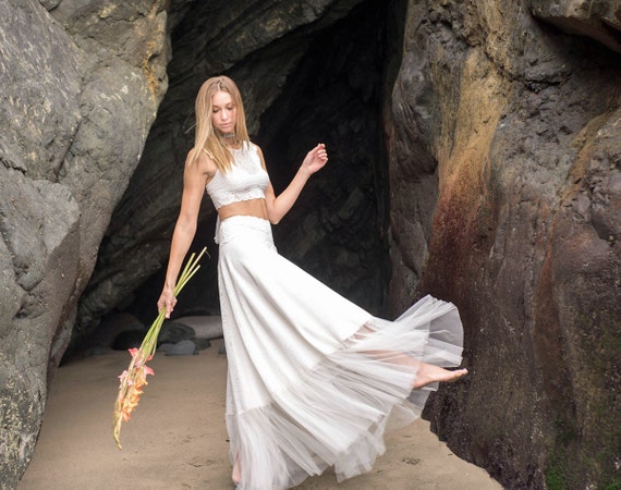 two piece english wedding dress styles