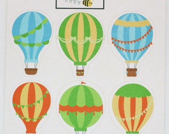 Hot Air Balloon Stickers