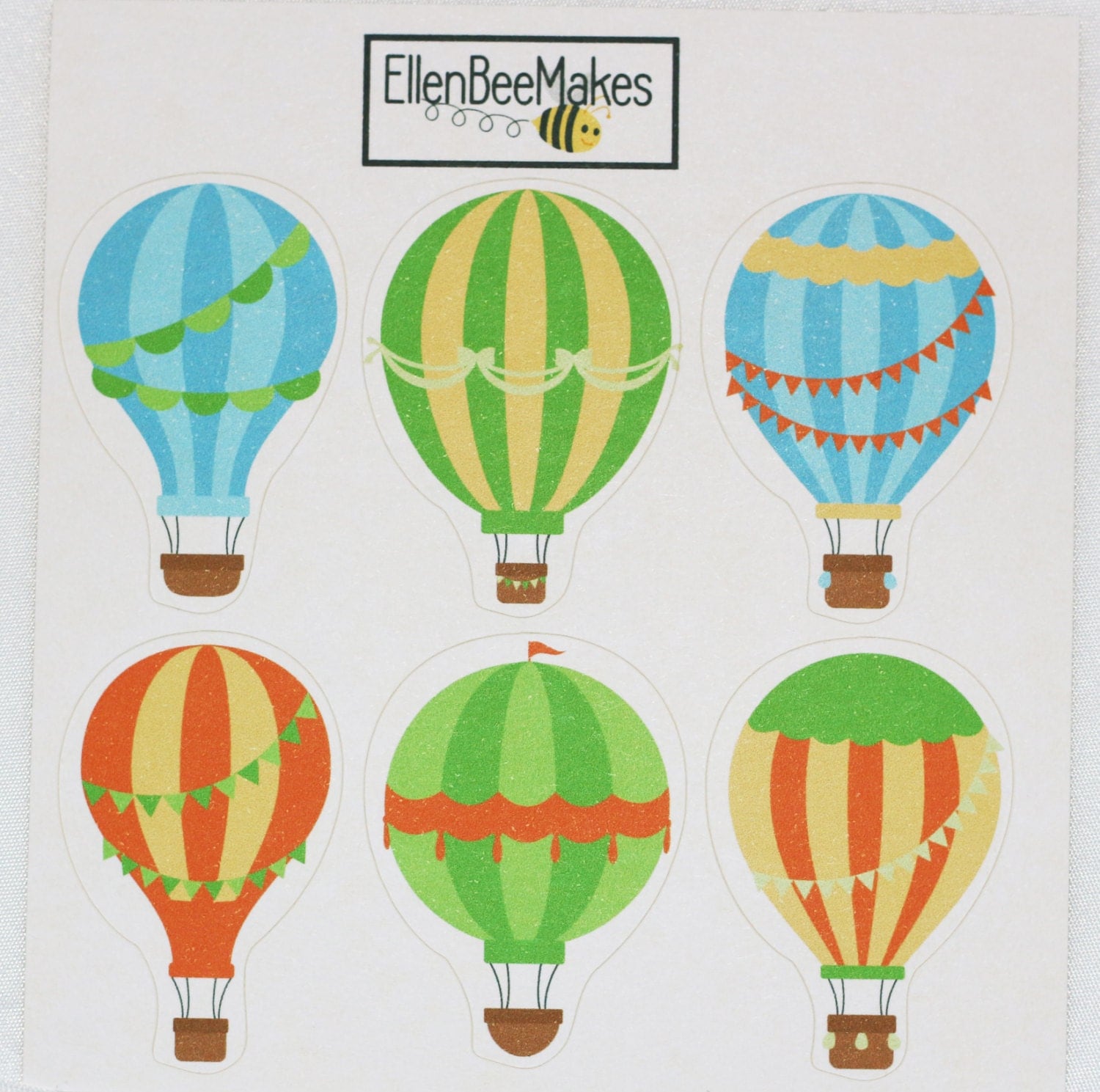 Hot Air Balloon Stickers