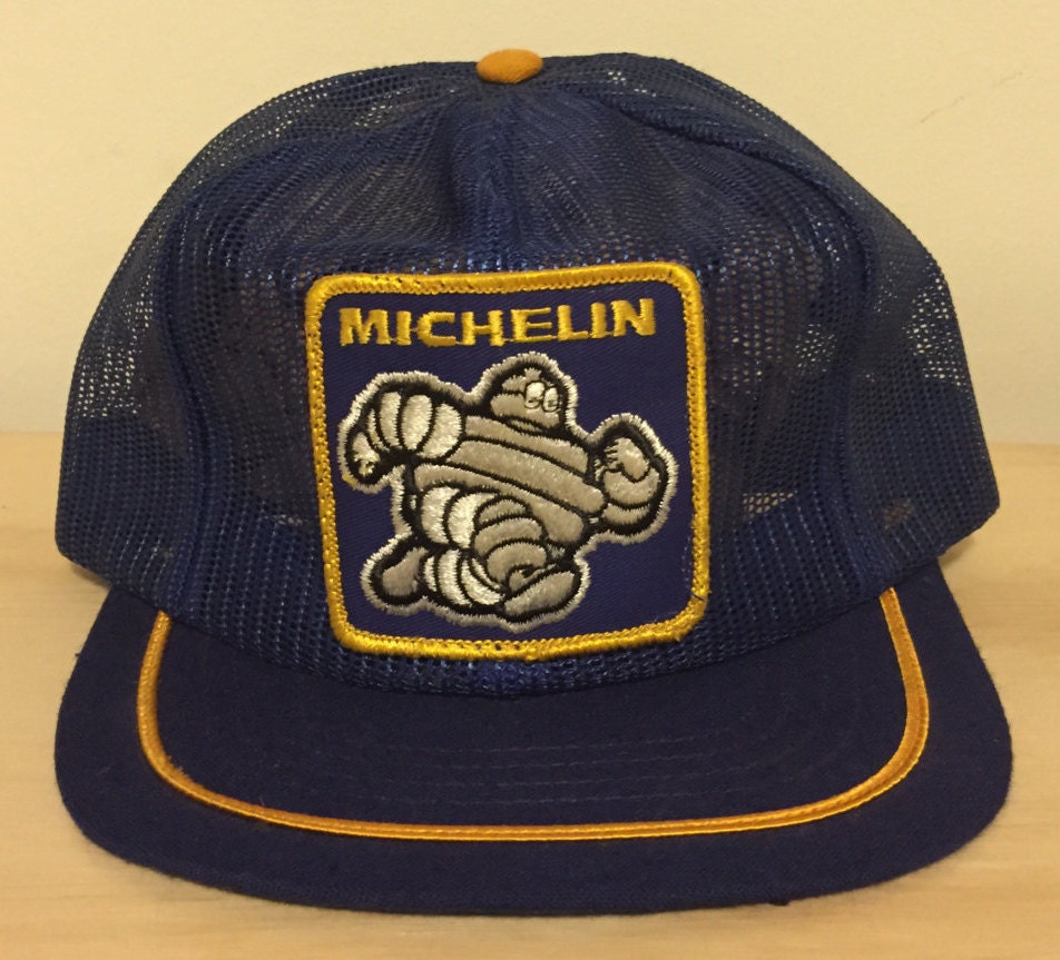 vintage michelin tire snapback hat