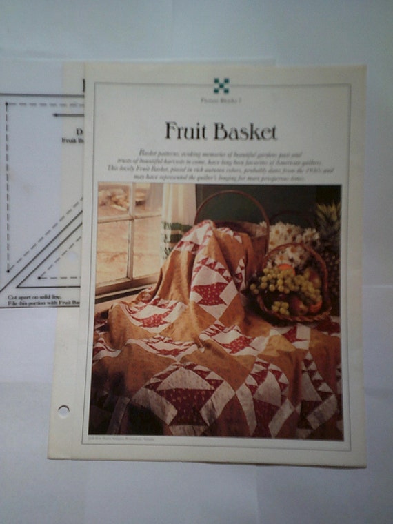 Fruit Basket Best Loved Quilt Pattern Oxmoor House