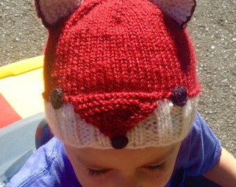 Items similar to Girl's Hat with Fluffy Pig Tails on Etsy