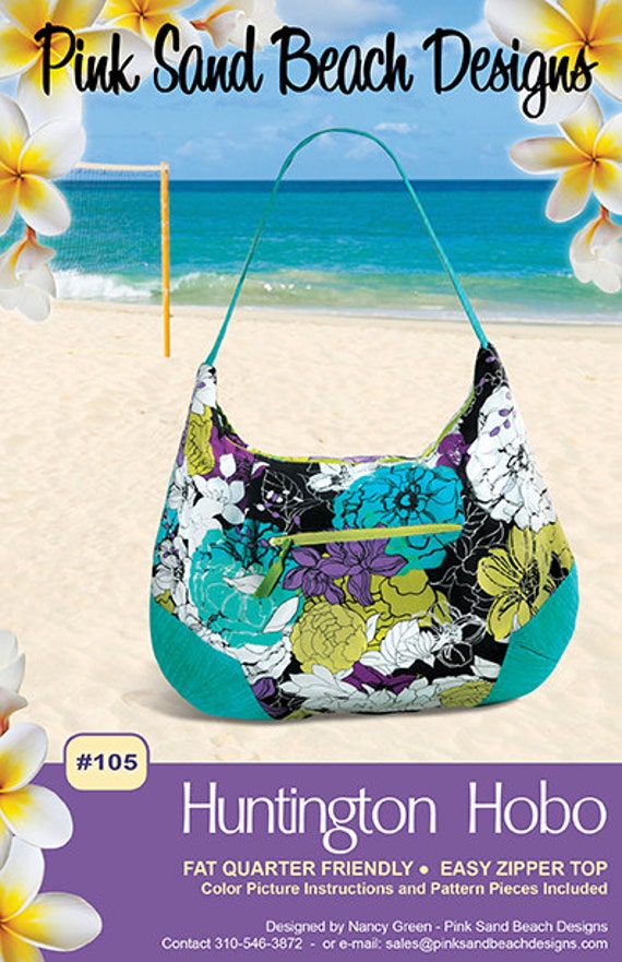 Huntington Hobo Bag - Purse Pattern by Pink Sand Beach Designs