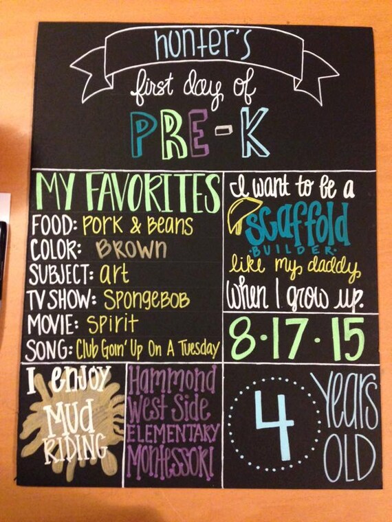 Announcement Boards Half Poster Size by SweetSassyCrafty on Etsy