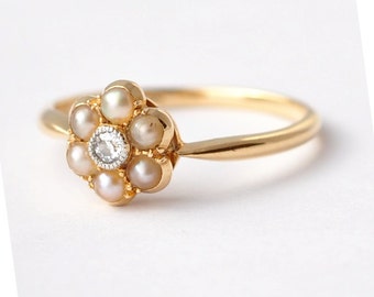 Japanese pearl engagement rings