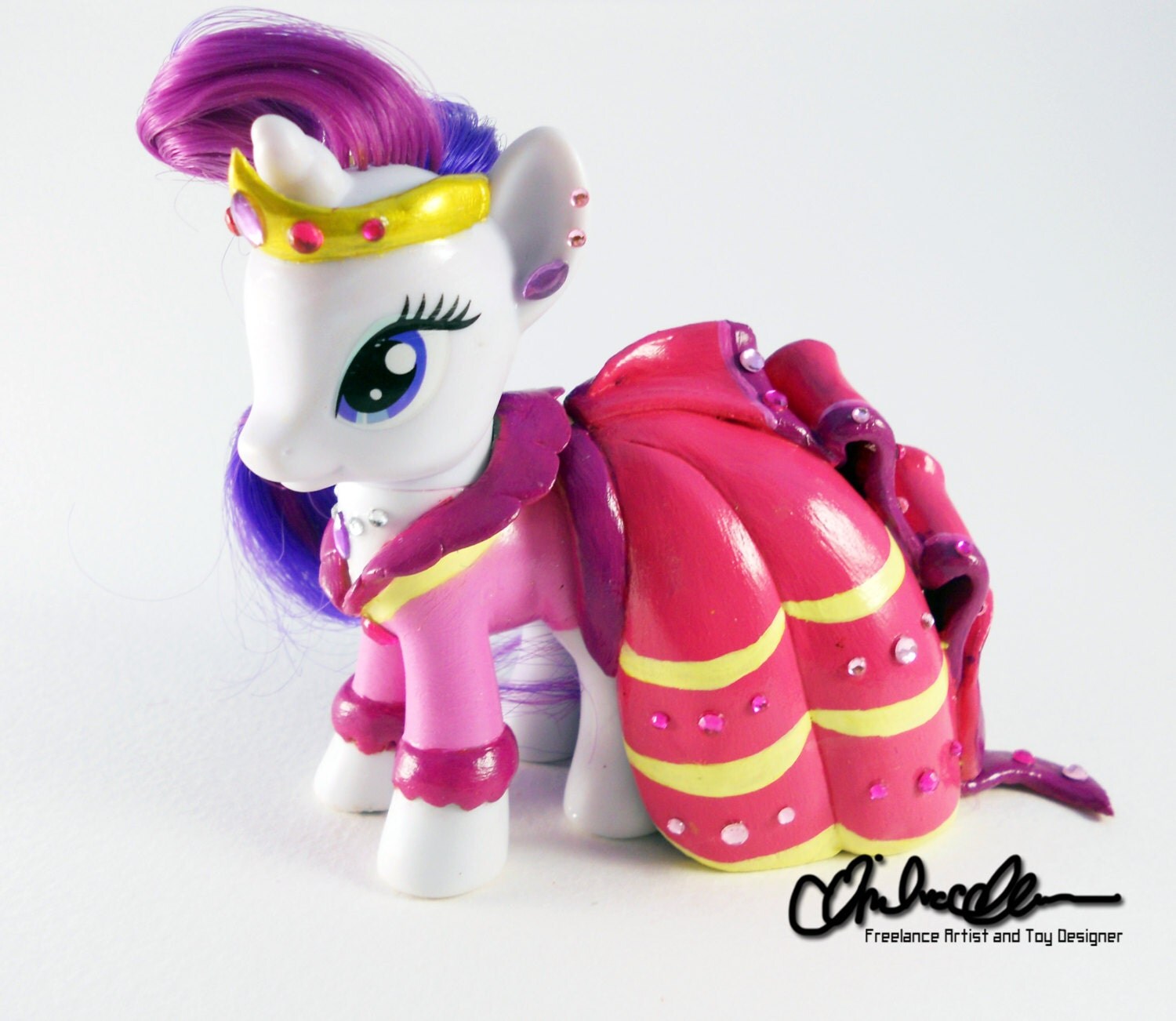 Custom My Little Pony Rarity in her Gala dress