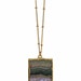 Amethyst Slice Necklace