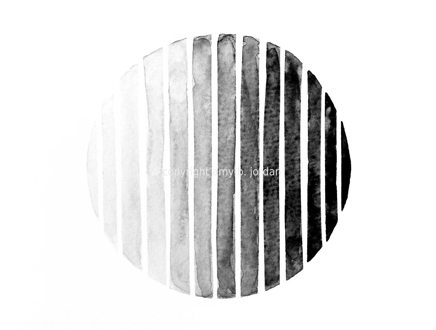 Featured by West Elm Ombre Circle Geometric Watercolor