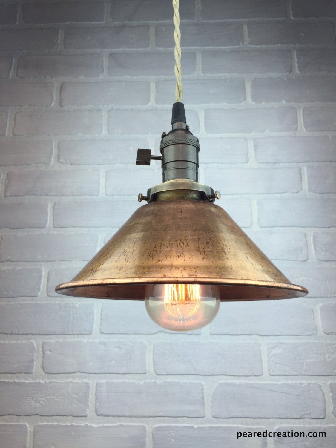 Copper Shade Pendant Industrial Pendant Light Ceiling