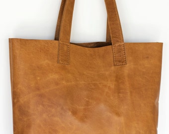 Items similar to Hexagon Leather Tote on Etsy