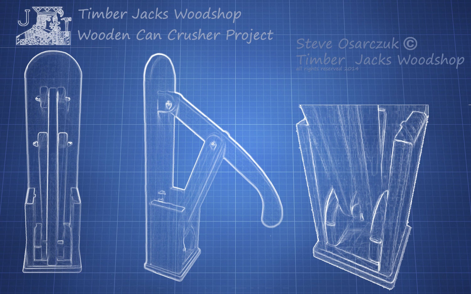 Wooden Can Crusher Parts Plan and Hardware List