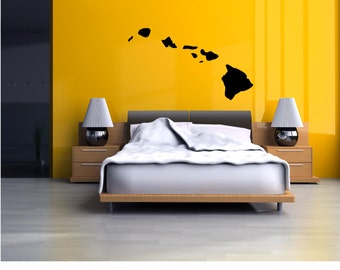 Hawaiian Island Wall Decal - Hawaii Decal - Hawaiian Island Decal - Hawaii Wall Decal - Aloha Decal