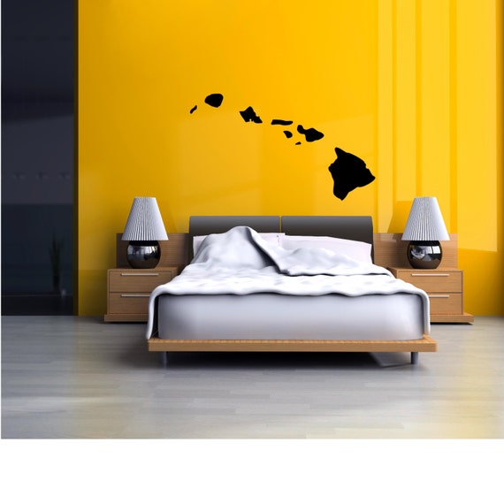 Hawaiian Island Wall Decal Hawaii Decal Hawaiian Island