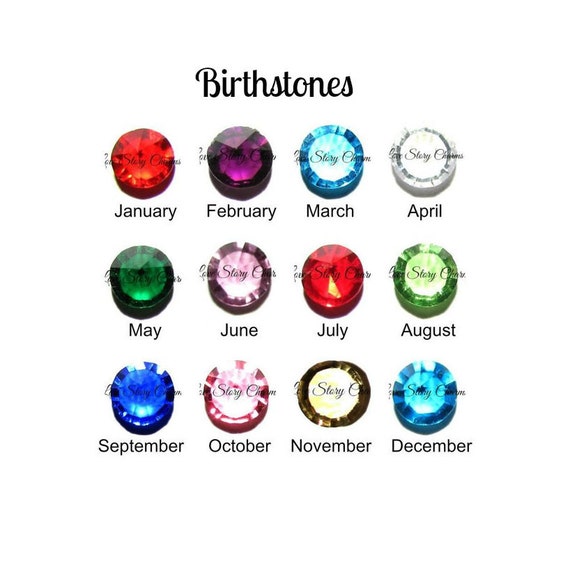 Birthstone Floating Charm For Love Story Charms by LoveStoryCharms