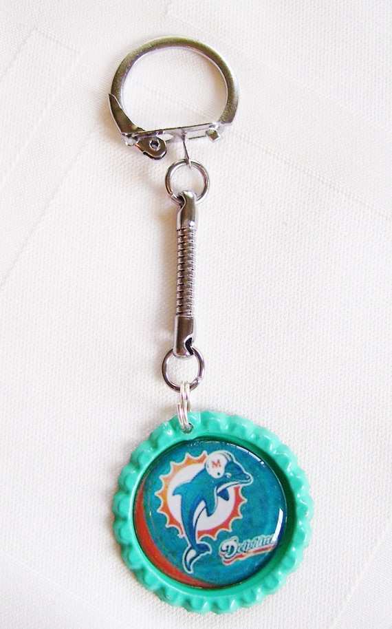 Miami DOLPHINS Football Keychain