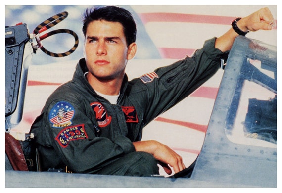 Top Gun Poster Maverick Tom Cruise Fighter Pilot