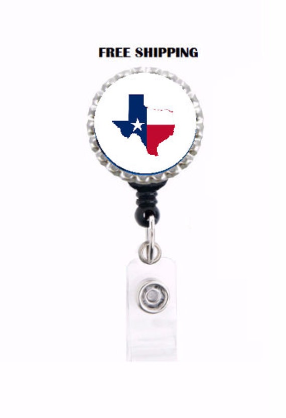Items similar to texas retractable badge holderfree shippingready to