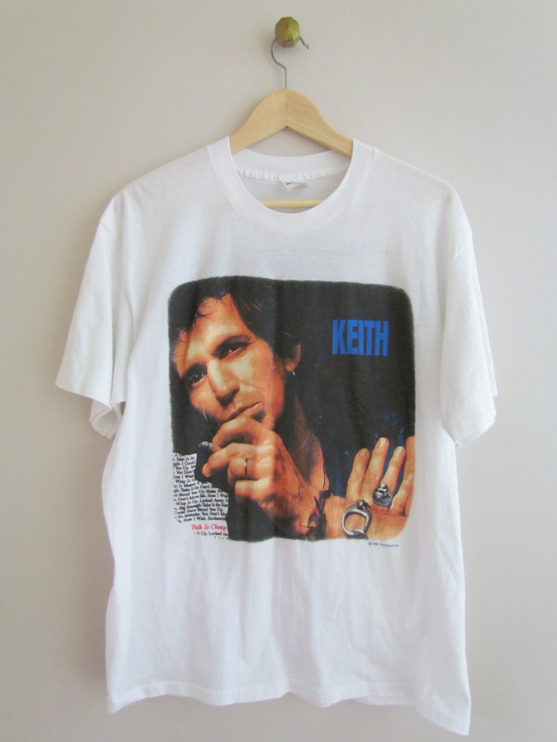 keith richards for president t shirt