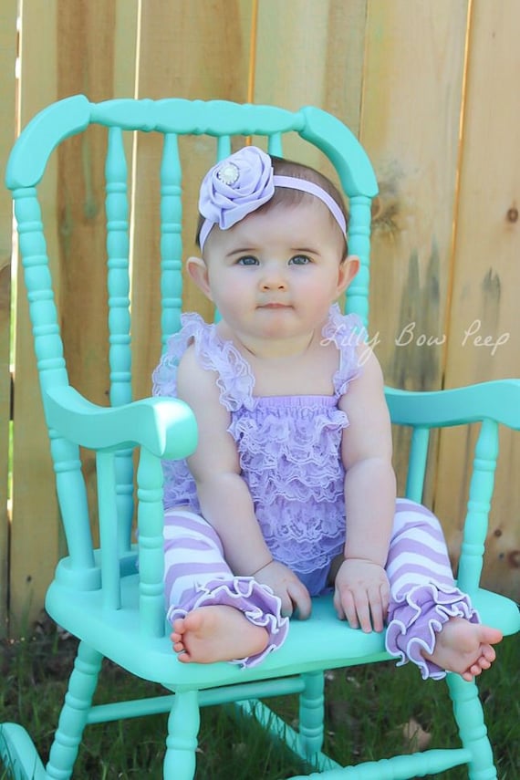You PICK COLOR SET baby girl clothesLavender lace by ...