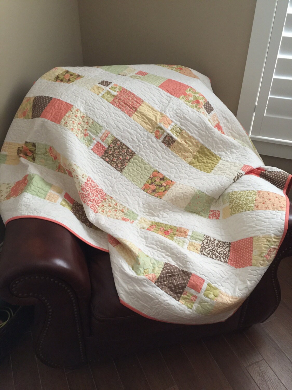 Large Lap Quilt Mirabelle by Fig Tree & Co. by SeasideStitchin