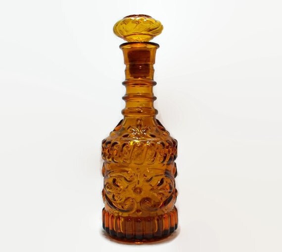 Download Amber Glass Liquor Decanter Vintage 1973 Jim by ... Yellowimages Mockups