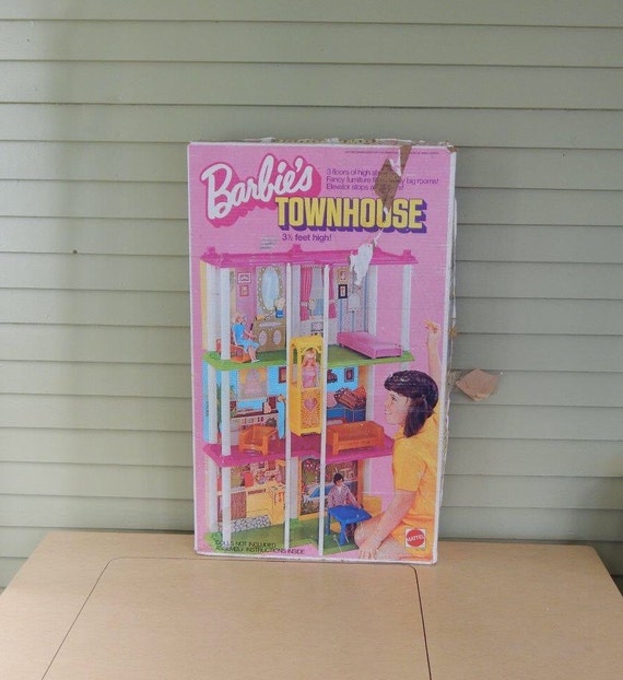 Barbie's TOWNHOUSE 1974 complete in original box