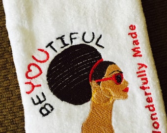 Customized fingertip towels