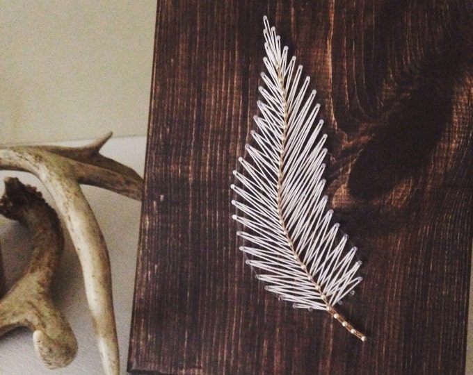 String art feather