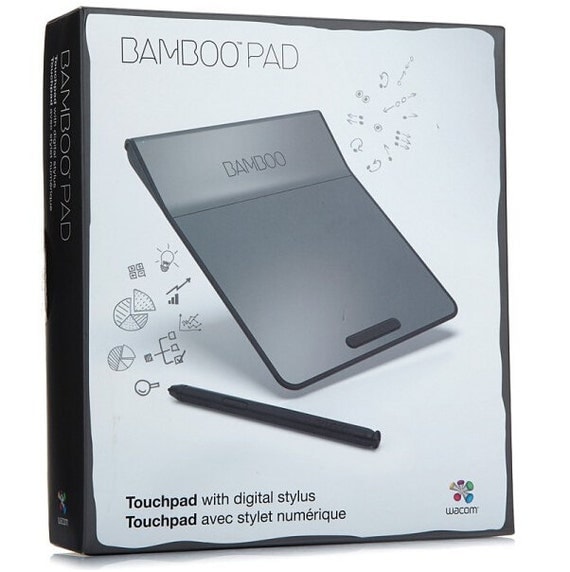 Bamboo Pad Wireless Touchpad with Digital by PioneerConcept
