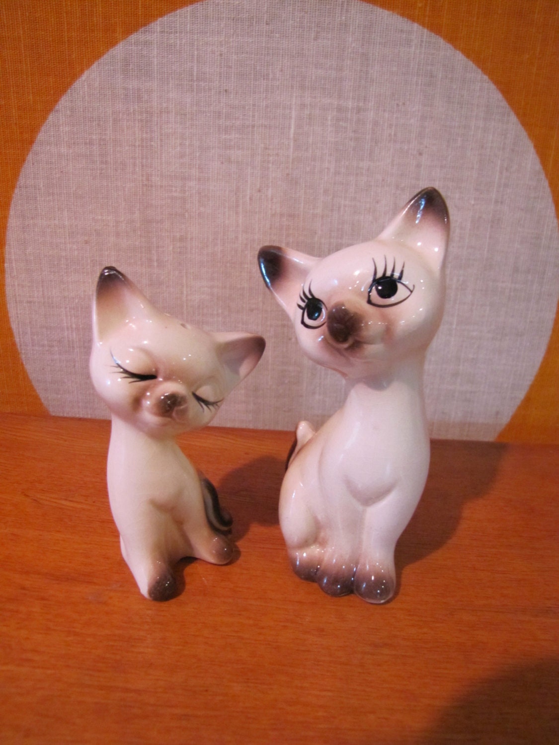 Vintage Cat Salt and Pepper Shakers Ceramic Siamese Cat Salt Vintage Cat Salt and Pepper Shakers Ceramic Siamese Cat Salt