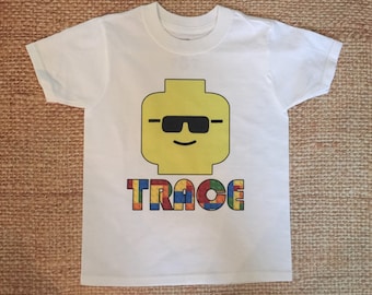 etsy lego birthday shirt