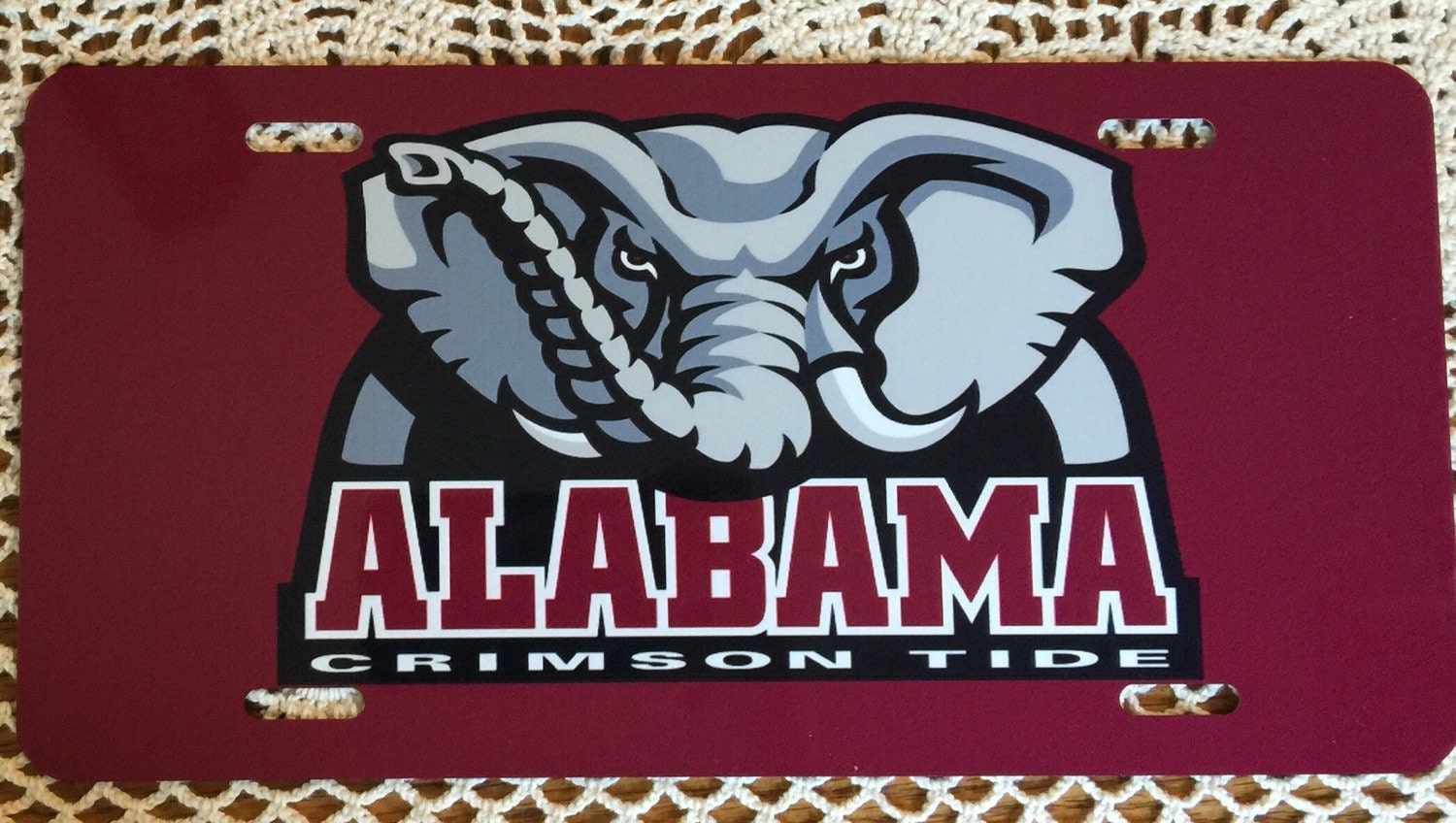 Alabama License plate University of alabama crimson tide metal