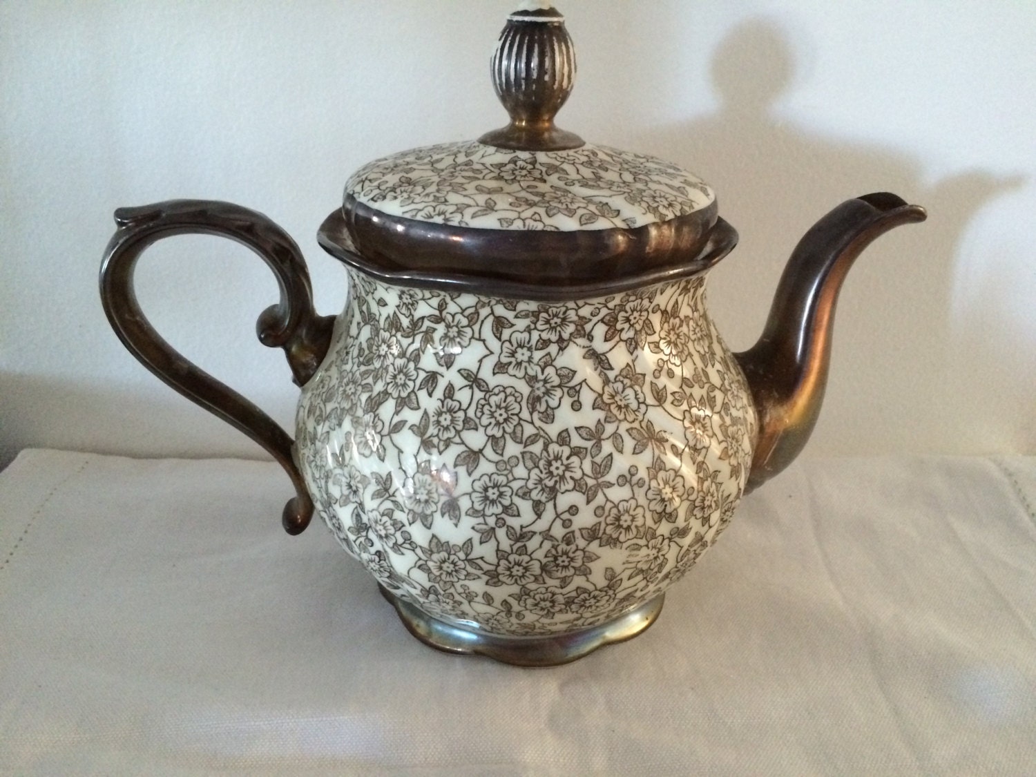 Waldershof Bavaria Germany Teapot Vintage European Porcelain Haute Juice