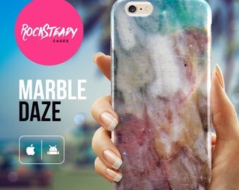 Marble iPhone 6s Plus case, iPhone 7, 5s Case, 5C cover, samsung galaxy s7, s6, s5 unique case, marble effect gift UK