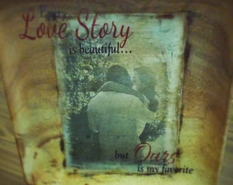 Custom Photo Transfer on Wood Plate