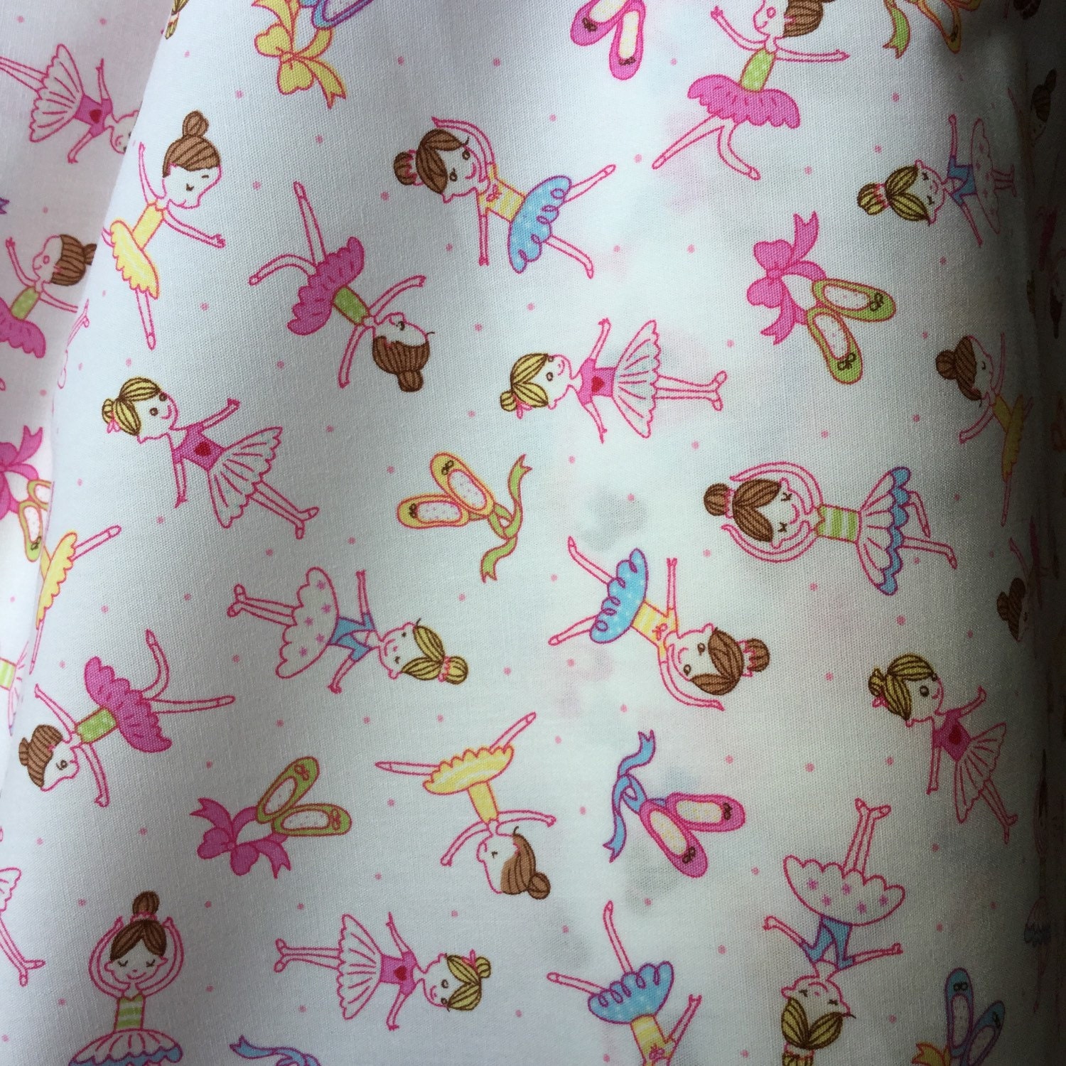 Ballerina Cotton Fabric Girly Material