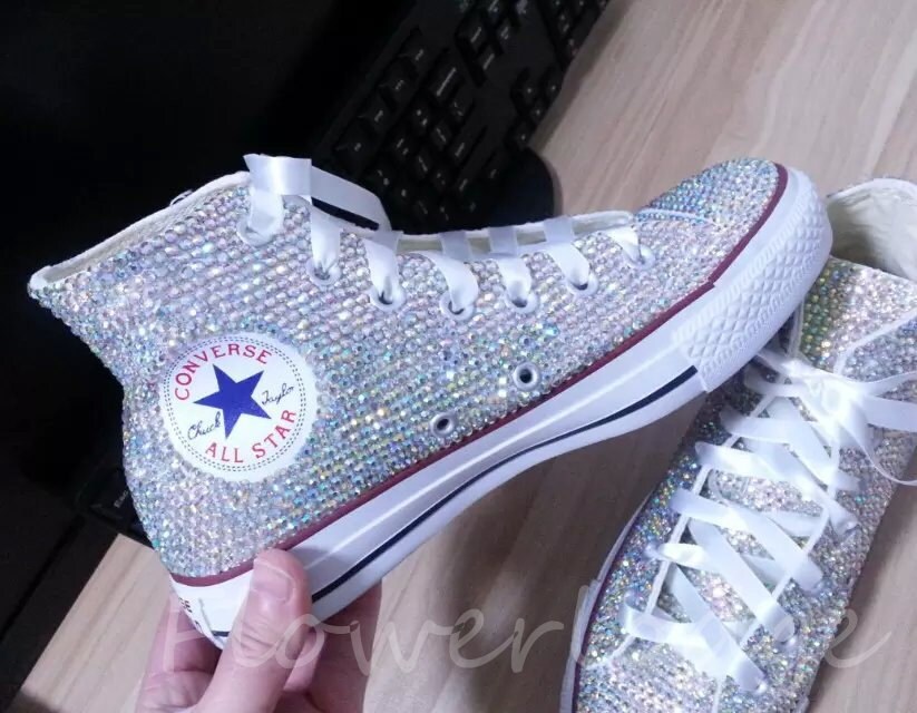 swarovski converse personnalisé - Akileos