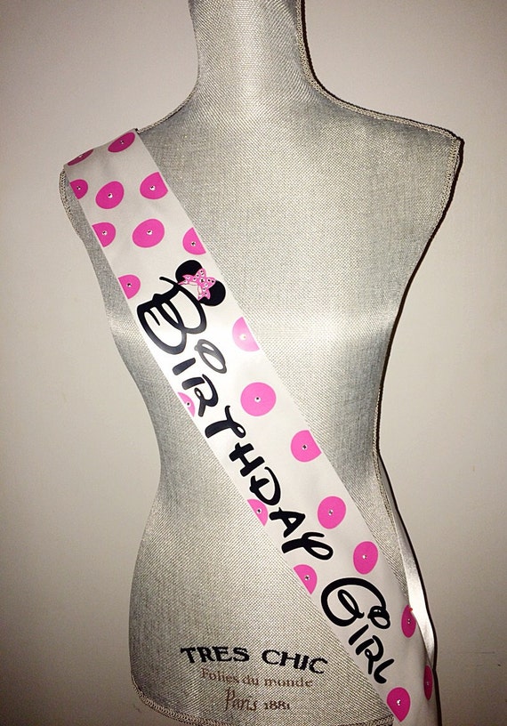 Birthday Sash Custom by GlitzGlamAndSash on Etsy