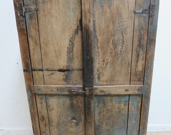 Antique Primitive architectural salvage Hutch China Cabinet Cupboard m O