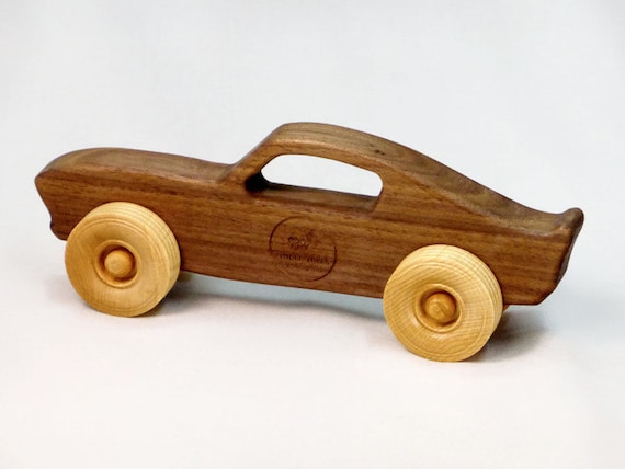 Wooden toy car engraved wooden car by ThreeTreesWorkshop on Etsy