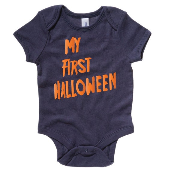 My First Halloween Baby Bodysuit. Spooky Baby Grow. by SoPinkUK