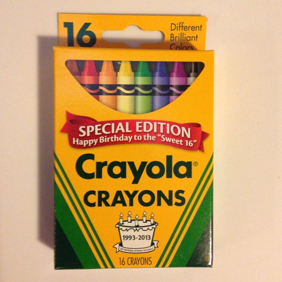 2013 Special Edition Crayola Crayons 16 Pack. Sweet