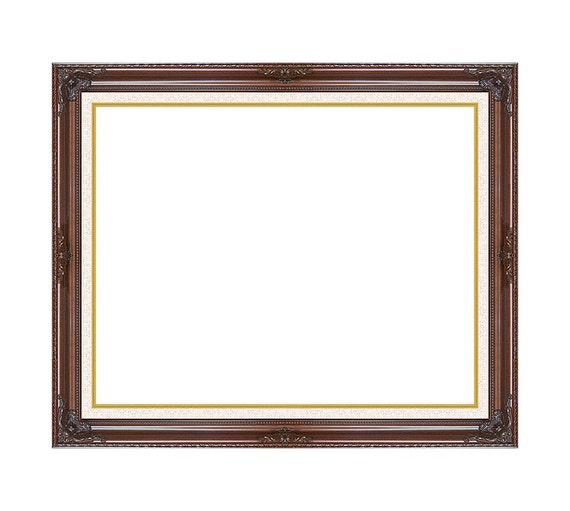 High Quality Dark Wood Ready Made Picture Frame for Canvas Art