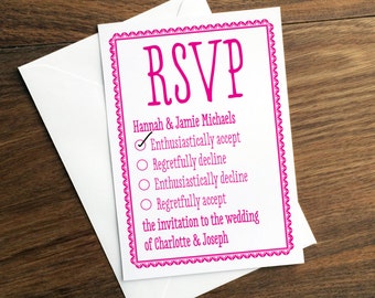 Funny rsvp Etsy