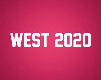 West 2020 · Yeezy for President Sticker / Vinyl Decal / Laptop Sticker / Presidential / Kanye / Yeezy Taught Me / VNL Company