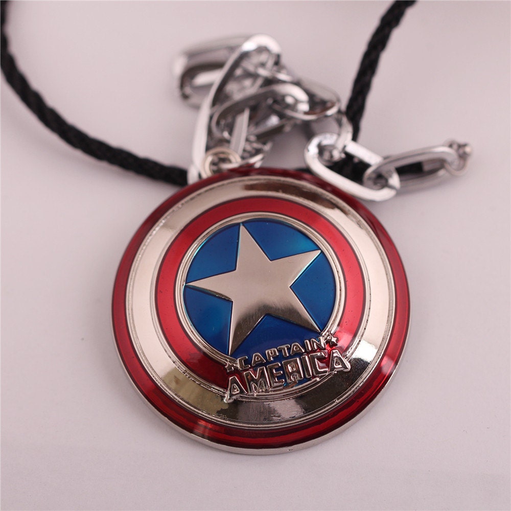 American captain necklace Marvel's The Avengers the by Owlwizz