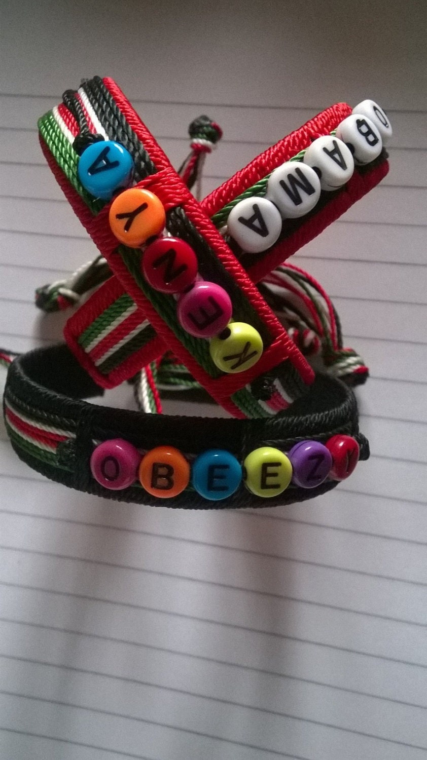 Handmade Kenyan Bracelet by on Etsy